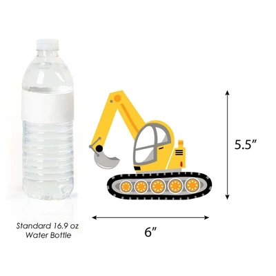 Big Dot Of Happiness Dig It - Construction Party Zone - Dump Truck Bulldozer Excavator Decor DIY Baby Shower Or Birthday Party Essentials - Set Of 20 3 Big Dot Of Happiness Dig It - Construction Party Zone - Dump Truck Bulldozer Excavator Decor DIY Baby Shower Or Birthday Party Essentials - Set Of 20 - Image 3