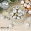 Big Dot Of Happiness We Still Do - Wedding Anniversary - Anniversary Party Small Round Candy Stickers - Party Favor Labels - 324 Count