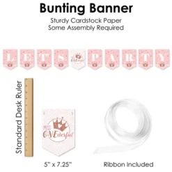 Big Dot Of Happiness 1st Birthday Little Miss Onederful - Girl First Birthday Party Supplies Decoration Kit - Decor Galore Party Pack - 51 Pieces 9 Big Dot Of Happiness 1st Birthday Little Miss Onederful - Girl First Birthday Party Supplies Decoration Kit - Decor Galore Party Pack - 51 Pieces -Aurora Party Sales GUEST c70f1e93 c423 47b5 b7d2 6ecb64363c68