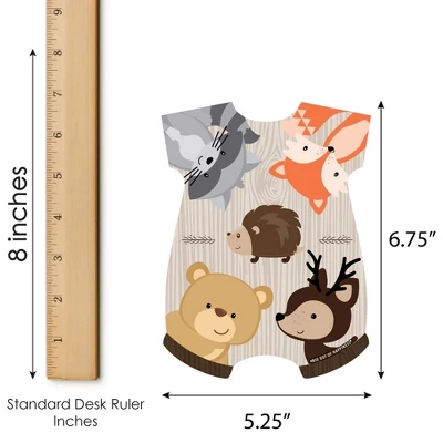 Big Dot Of Happiness Woodland Creatures - Picture Bingo Cards And Markers - Baby Shower Shaped Bingo Game - Set Of 18 3 Big Dot Of Happiness Woodland Creatures - Picture Bingo Cards And Markers - Baby Shower Shaped Bingo Game - Set Of 18 - Image 3