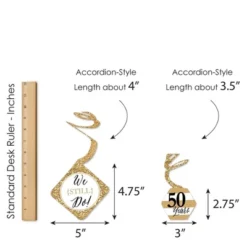 Big Dot Of Happiness We Still Do - 50th Wedding Anniversary - Anniversary Party Hanging Decor - Party Decoration Swirls - Set Of 40 11 Big Dot Of Happiness We Still Do - 50th Wedding Anniversary - Anniversary Party Hanging Decor - Party Decoration Swirls - Set Of 40 -Aurora Party Sales GUEST c7e49d5a e451 49c7 9f8b c664aafd181d