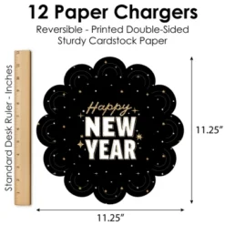 Big Dot Of Happiness Hello New Year - NYE Party Round Table Decorations - Paper Chargers - Place Setting For 12 10 Big Dot Of Happiness Hello New Year - NYE Party Round Table Decorations - Paper Chargers - Place Setting For 12 -Aurora Party Sales GUEST c85c53e7 0260 401e 81ac 0064b6646c19