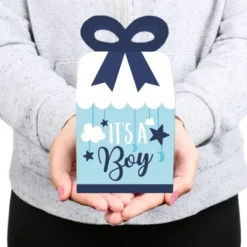 Big Dot Of Happiness It's A Boy - Square Favor Gift Boxes - Blue Baby Shower Bow Boxes - Set Of 12 11 Big Dot Of Happiness It's A Boy - Square Favor Gift Boxes - Blue Baby Shower Bow Boxes - Set Of 12 -Aurora Party Sales GUEST c8c19f76 1063 42db 8a19 a6b89ac18197