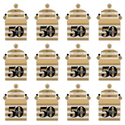 Big Dot Of Happiness We Still Do - 50th Wedding Anniversary - Treat Box Party Favors - Anniversary Party Goodie Gable Boxes - Set Of 12 8 Big Dot Of Happiness We Still Do - 50th Wedding Anniversary - Treat Box Party Favors - Anniversary Party Goodie Gable Boxes - Set Of 12 -Aurora Party Sales GUEST c8c4b544 3fa6 4c81 8195 d169730c600a