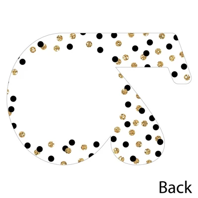 Big Dot Of Happiness Adult 70th Birthday - Gold - Shaped Thank You Cards - Birthday Party Thank You Note Cards With Envelopes - Set Of 12 3 Big Dot Of Happiness Adult 70th Birthday - Gold - Shaped Thank You Cards - Birthday Party Thank You Note Cards With Envelopes - Set Of 12 - Image 3