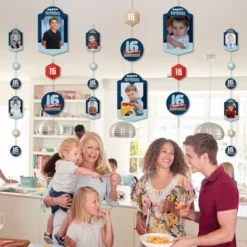 Big Dot Of Happiness Boy 16th Birthday - Sweet Sixteen Birthday Party Vertical Photo Garland 35 Pieces -Aurora Party Sales GUEST ca48daa3 be0f 47e3 a4c1 ddf4aeffa783