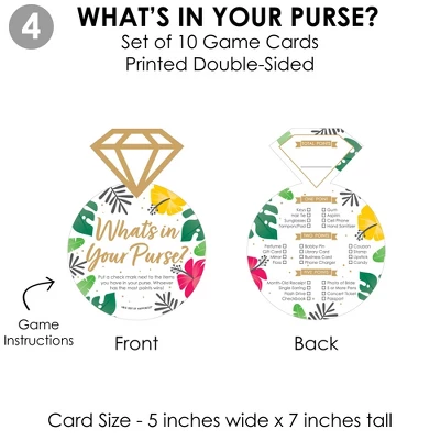 Big Dot Of Happiness Last Luau - 4 Bridal Shower Games - 10 Cards Each - Gamerific Bundle 6 Big Dot Of Happiness Last Luau - 4 Bridal Shower Games - 10 Cards Each - Gamerific Bundle - Image 6