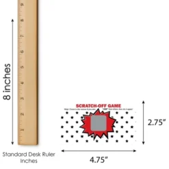 Big Dot Of Happiness Bam Superhero - Baby Shower Or Birthday Party Game Scratch Off Cards - 22 Count -Aurora Party Sales GUEST cb6aa1d1 d645 4751 a484 751a0440fe22