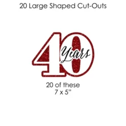 Big Dot Of Happiness We Still Do - 40th Wedding Anniversary - Anniversary Party DIY Decorations - Clothespin Garland Banner - 44 Pieces -Aurora Party Sales GUEST cbcbf4bf e762 476a a0b7 97094a1d3cdd