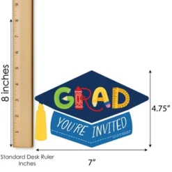 Big Dot Of Happiness Elementary Grad - Shaped Fill-In Invitations - Kids Graduation Party Invitation Cards With Envelopes - Set Of 12 8 Big Dot Of Happiness Elementary Grad - Shaped Fill-In Invitations - Kids Graduation Party Invitation Cards With Envelopes - Set Of 12 -Aurora Party Sales GUEST cc4ebf36 b9e7 45aa a333 0907fbcb0162