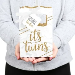 Big Dot Of Happiness It's Twins - Gold Twins Baby Shower Favor Boxes - Set Of 12 6 Big Dot Of Happiness It's Twins - Gold Twins Baby Shower Favor Boxes - Set Of 12 -Aurora Party Sales GUEST cd09ace8 30bf 41d7 a6d0 e2fb645b62a8