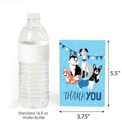 Big Dot Of Happiness Pawty Like A Puppy - Dog Baby Shower Or Birthday Party Thank You Cards (8 Count) 2 Big Dot Of Happiness Pawty Like A Puppy - Dog Baby Shower Or Birthday Party Thank You Cards (8 Count) - Image 2