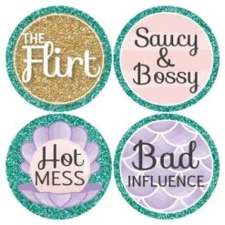 Big Dot Of Happiness Trading The Tail For A Veil - Mermaid Bachelorette Party Or Bridal Shower Name Tags - Party Badges Sticker Set Of 12 7 Big Dot Of Happiness Trading The Tail For A Veil - Mermaid Bachelorette Party Or Bridal Shower Name Tags - Party Badges Sticker Set Of 12 -Aurora Party Sales GUEST ce1259ef e5a4 407a b45c e749396a3c67