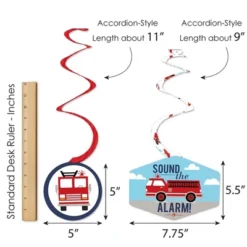 Big Dot Of Happiness Fired Up Fire Truck - Firefighter Firetruck Baby Shower Or Birthday Party Hanging Decor - Party Decoration Swirls - Set Of 40 10 Big Dot Of Happiness Fired Up Fire Truck - Firefighter Firetruck Baby Shower Or Birthday Party Hanging Decor - Party Decoration Swirls - Set Of 40 -Aurora Party Sales GUEST cea5fec0 e7b5 4315 9849 7a3d42822e0e