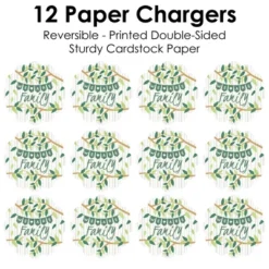 Big Dot Of Happiness Family Tree Reunion - Family Gathering Party Round Table Decorations - Paper Chargers - Place Setting For 12 -Aurora Party Sales GUEST ceb49346 446c 486e 9acc 1f624ebc6d09