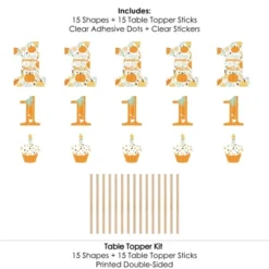 Big Dot Of Happiness 1st Birthday Little Pumpkin - Fall First Birthday Party Centerpiece Sticks - Table Toppers - Set Of 15 -Aurora Party Sales GUEST cf93cf6b 2cf7 495d 8edf 2e9d8712a5d7