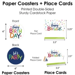 Big Dot Of Happiness Cheerful Happy Birthday - Colorful Birthday Party Paper Charger And Table Decorations - Chargerific Kit - Place Setting For 8 11 Big Dot Of Happiness Cheerful Happy Birthday - Colorful Birthday Party Paper Charger And Table Decorations - Chargerific Kit - Place Setting For 8 -Aurora Party Sales GUEST d00aebe1 c27f 440e 977d e84e1ac3cf33