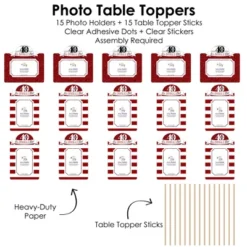 Big Dot Of Happiness We Still Do - 40th Wedding Anniversary - Anniversary Party Picture Centerpiece Sticks - Photo Table Toppers - 15 Pieces -Aurora Party Sales GUEST d13966cf db3d 4c5e a8c0 9494ad165ea2