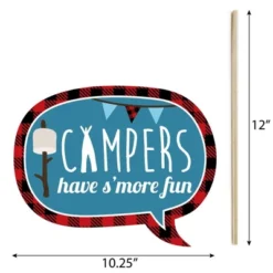 Big Dot Of Happiness Funny Happy Camper - Camping Baby Shower Or Birthday Party Photo Booth Props Kit - 10 Piece -Aurora Party Sales GUEST d1846477 e66b 489e aa37 e6e96c1c9b84