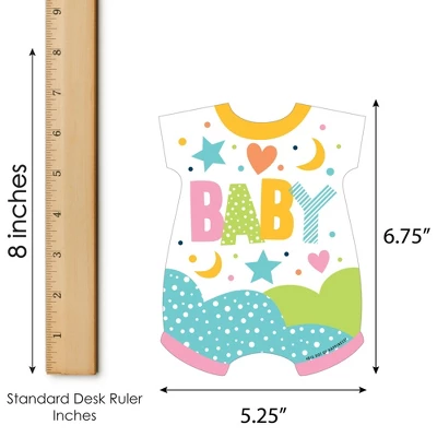 Big Dot Of Happiness Colorful Baby Shower - Picture Bingo Cards And Markers - Baby Shower Shaped Bingo Game - Set Of 18 3 Big Dot Of Happiness Colorful Baby Shower - Picture Bingo Cards And Markers - Baby Shower Shaped Bingo Game - Set Of 18 - Image 3