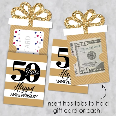 Big Dot Of Happiness We Still Do - 50th Wedding Anniversary - Anniversary Party Money And Gift Card Sleeves - Nifty Gifty Card Holders - Set Of 8 2 Big Dot Of Happiness We Still Do - 50th Wedding Anniversary - Anniversary Party Money And Gift Card Sleeves - Nifty Gifty Card Holders - Set Of 8 - Image 2