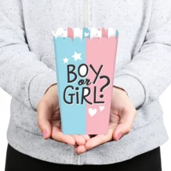 Big Dot Of Happiness Baby Gender Reveal - Team Boy Or Girl Party Favor Popcorn Treat Boxes - Set Of 12 -Aurora Party Sales GUEST d22216aa 4eb0 4208 a13d fc0d443d5697