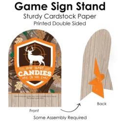Big Dot Of Happiness Gone Hunting - How Many Candies Deer Hunting Camo Baby Shower Or Birthday Party Game - 1 Stand And 40 Cards - Candy Guessing Game -Aurora Party Sales GUEST d397742e 0bfd 4ac4 8d28 921dd081ddc2