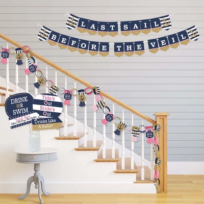 Big Dot Of Happiness Last Sail Before The Veil - Banner & Photo Booth Decor - Nautical Bachelorette Party And Bridal Supplies Kit - Doterrific Bundle 2 Big Dot Of Happiness Last Sail Before The Veil - Banner & Photo Booth Decor - Nautical Bachelorette Party And Bridal Supplies Kit - Doterrific Bundle - Image 2