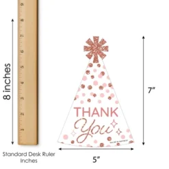 Big Dot Of Happiness Pink Rose Gold Birthday - Shaped Thank You Cards - Happy Birthday Party Thank You Note Cards With Envelopes - Set Of 12 8 Big Dot Of Happiness Pink Rose Gold Birthday - Shaped Thank You Cards - Happy Birthday Party Thank You Note Cards With Envelopes - Set Of 12 -Aurora Party Sales GUEST d40c45f3 3dca 42ee b624 f08e3bddd00c