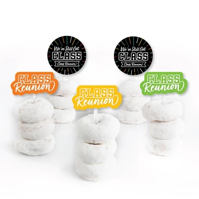 Big Dot Of Happiness Still Got Class - Dessert Cupcake Toppers - High School Reunion Party Clear Treat Picks - Set Of 24 1 Big Dot Of Happiness Still Got Class - Dessert Cupcake Toppers - High School Reunion Party Clear Treat Picks - Set Of 24