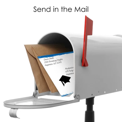 Big Dot Of Happiness Blue Grad - Best Is Yet To Come - Fill-In Cards - Royal Blue Graduation Party Fold And Send Invitations - Set Of 8 5 Big Dot Of Happiness Blue Grad - Best Is Yet To Come - Fill-In Cards - Royal Blue Graduation Party Fold And Send Invitations - Set Of 8 - Image 5