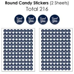 Big Dot Of Happiness Navy Blue Elegantly Simple - Guest Party Favors Candy Favor Sticker Kit - 304 Pieces 8 Big Dot Of Happiness Navy Blue Elegantly Simple - Guest Party Favors Candy Favor Sticker Kit - 304 Pieces -Aurora Party Sales GUEST d5ced342 f4c9 46ee 8f3f 6bcfe0d19ca6