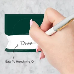 Big Dot Of Happiness Emerald Elegantly Simple - Guest Party Favors Tent Buffet Card - Table Setting Name Place Cards - Set Of 24 -Aurora Party Sales GUEST d5d80ec0 e014 43e2 ab9e 7f639156c91f