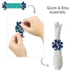 Big Dot Of Happiness Blast Off To Outer Space - Rocket Ship Baby Shower Or Birthday Party Paper Napkin Holder - Napkin Rings - Set Of 24 8 Big Dot Of Happiness Blast Off To Outer Space - Rocket Ship Baby Shower Or Birthday Party Paper Napkin Holder - Napkin Rings - Set Of 24 -Aurora Party Sales GUEST d7107908 3e32 4a60 b30d 362e9dcd958d
