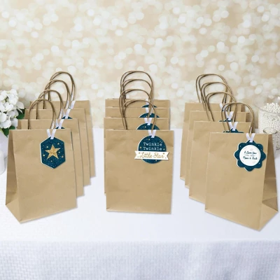 Big Dot Of Happiness Twinkle Twinkle Little Star - Assorted Hanging Baby Shower Or Birthday Party Favor Tags - Gift Tag Toppers - Set Of 12 2 Big Dot Of Happiness Twinkle Twinkle Little Star - Assorted Hanging Baby Shower Or Birthday Party Favor Tags - Gift Tag Toppers - Set Of 12 - Image 2