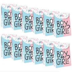 Big Dot Of Happiness Baby Gender Reveal - Team Boy Or Girl Gift Favor Bags - Party Goodie Boxes - Set Of 12 -Aurora Party Sales GUEST d8b33ca9 e6c5 444f b90c 633c6e807e4b