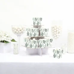 Big Dot Of Happiness Boho Botanical - Party Mini Favor Boxes - Greenery Party Treat Candy Boxes - Set Of 12