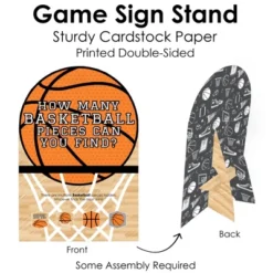 Big Dot Of Happiness Nothin’ But Net - Basketball - Baby Shower Or Birthday Party Scavenger Hunt - 1 Stand And 48 Game Pieces - Hide And Find Game -Aurora Party Sales GUEST d925c097 2c47 4876 95a6 1408231a47cf