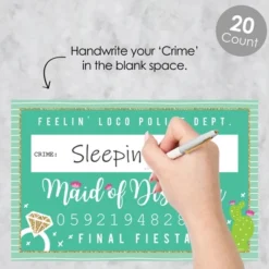 Big Dot Of Happiness Final Fiesta - Last Fiesta Bachelorette Party Mug Shots - Photo Booth Props Kit - 20 Count