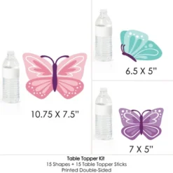 Big Dot Of Happiness Beautiful Butterfly - Floral Baby Shower Or Birthday Party Centerpiece Sticks - Table Toppers - Set Of 15 11 Big Dot Of Happiness Beautiful Butterfly - Floral Baby Shower Or Birthday Party Centerpiece Sticks - Table Toppers - Set Of 15 -Aurora Party Sales GUEST d988bf11 ab7b 4fc2 a154 6093fa463ff0