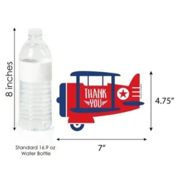 Big Dot Of Happiness Taking Flight - Airplane - Shaped Thank You Cards - Vintage Plane Party Thank You Note Cards With Envelopes - Set Of 12 -Aurora Party Sales GUEST daa19da0 013c 481f b95b 22bf2e4e08d0