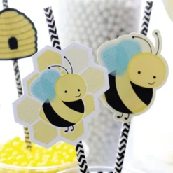 Big Dot Of Happiness Honey Bee Paper Straw Decor - Baby Shower Or Birthday Party Striped Decorative Straws - Set Of 24 11 Big Dot Of Happiness Honey Bee Paper Straw Decor - Baby Shower Or Birthday Party Striped Decorative Straws - Set Of 24 -Aurora Party Sales GUEST daf306e3 6fa9 4dfc 873b 190dc23db7b4