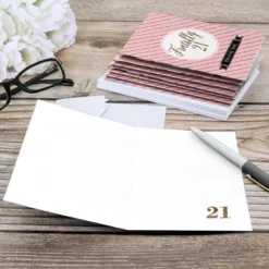 Big Dot Of Happiness Finally 21 Girl - 21st Birthday - Party Thank You Cards (8 Count) -Aurora Party Sales GUEST db6f6cb2 8eed 486d 9bb7 885b792fe81a