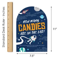 Big Dot Of Happiness Blast Off To Outer Space How Many Candies Rocket Ship Baby Shower Or Birthday Party Game 1 Stand And 40 Cards Candy Guessing Game 10 Big Dot Of Happiness Blast Off To Outer Space How Many Candies Rocket Ship Baby Shower Or Birthday Party Game 1 Stand And 40 Cards Candy Guessing Game -Aurora Party Sales GUEST dcc961e2 f5e3 4411 9331 1f47dd93270d