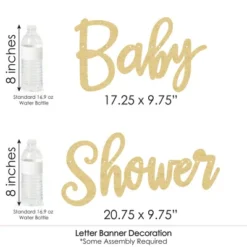 Big Dot Of Happiness Boho Botanical Baby - Greenery Letter Decoration - 36 Banner Cutouts And No-Mess Real Gold Glitter Welcome Baby Banner Letters 11 Big Dot Of Happiness Boho Botanical Baby - Greenery Letter Decoration - 36 Banner Cutouts And No-Mess Real Gold Glitter Welcome Baby Banner Letters -Aurora Party Sales GUEST ddb4851c f2b0 4f14 ab24 f1cd7f18fa05