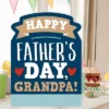 Big Dot Of Happiness Grandpa, Happy Father's Day - We Love Grandfather Giant Greeting Card - Big Shaped Jumborific Card - 16.5 X 22 Inches