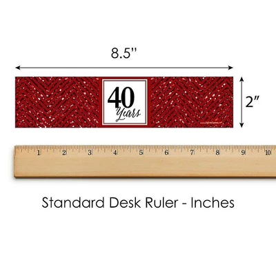 Big Dot Of Happiness We Still Do - 40th Wedding Anniversary - Anniversary Party Water Bottle Sticker Labels - Set Of 20 3 Big Dot Of Happiness We Still Do - 40th Wedding Anniversary - Anniversary Party Water Bottle Sticker Labels - Set Of 20 - Image 3