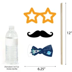 Big Dot Of Happiness Blast Off To Outer Space - Rocket Ship Baby Shower Or Birthday Party Photo Booth Props Kit - 20 Count -Aurora Party Sales GUEST de2ffd64 705b 4bf7 8a8d 6a75c577ec88