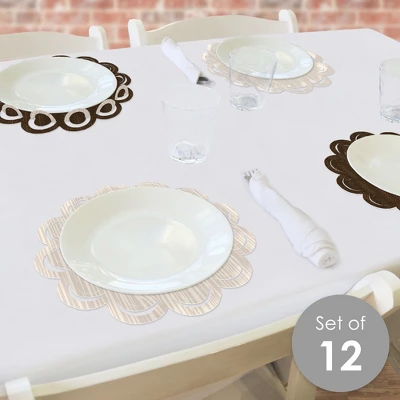 Big Dot Of Happiness Woodland Creatures - Baby Shower Or Birthday Party Round Table Decorations - Paper Chargers - Place Setting For 12 1 Big Dot Of Happiness Woodland Creatures - Baby Shower Or Birthday Party Round Table Decorations - Paper Chargers - Place Setting For 12