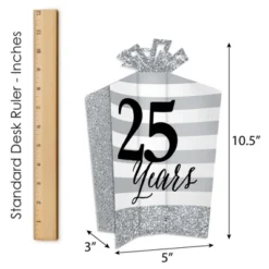 Big Dot Of Happiness We Still Do - 25th Wedding Anniversary - Table Decorations - Anniversary Party Fold And Flare Centerpieces - 10 Count -Aurora Party Sales GUEST df3c3809 627a 4ed5 b49a cb5b011f7286